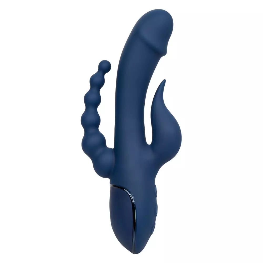 III Triple Orgasm Rechargeable Rabbit Style Silicone Vibrator